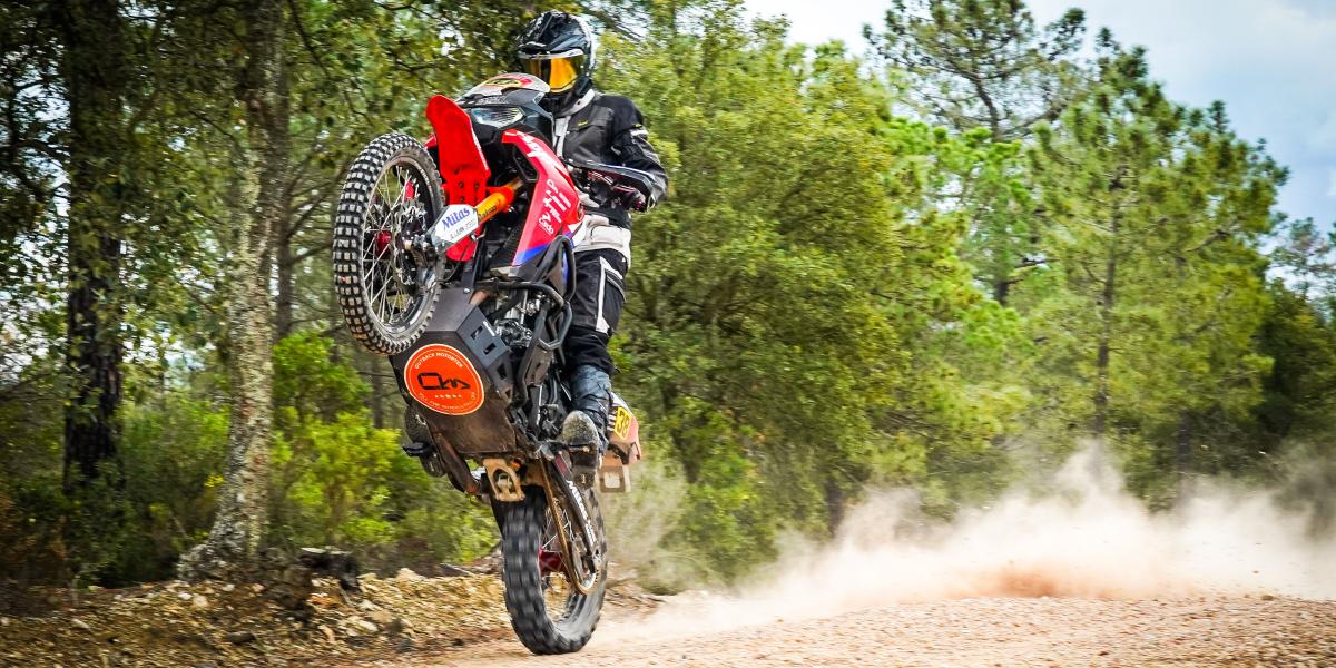 Probamos la Honda Africa Twin de Kirian Mirabet, el malabarista de las motos
