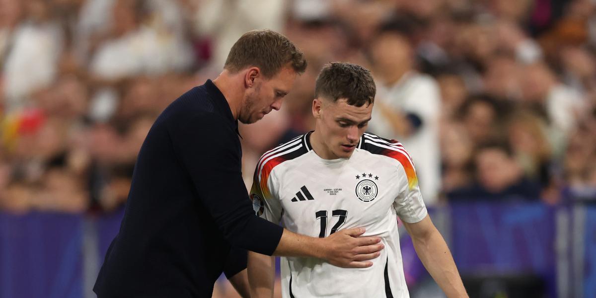Nagelsmann lamenta la lesión de Florian Wirtz: Nos hará mucha falta