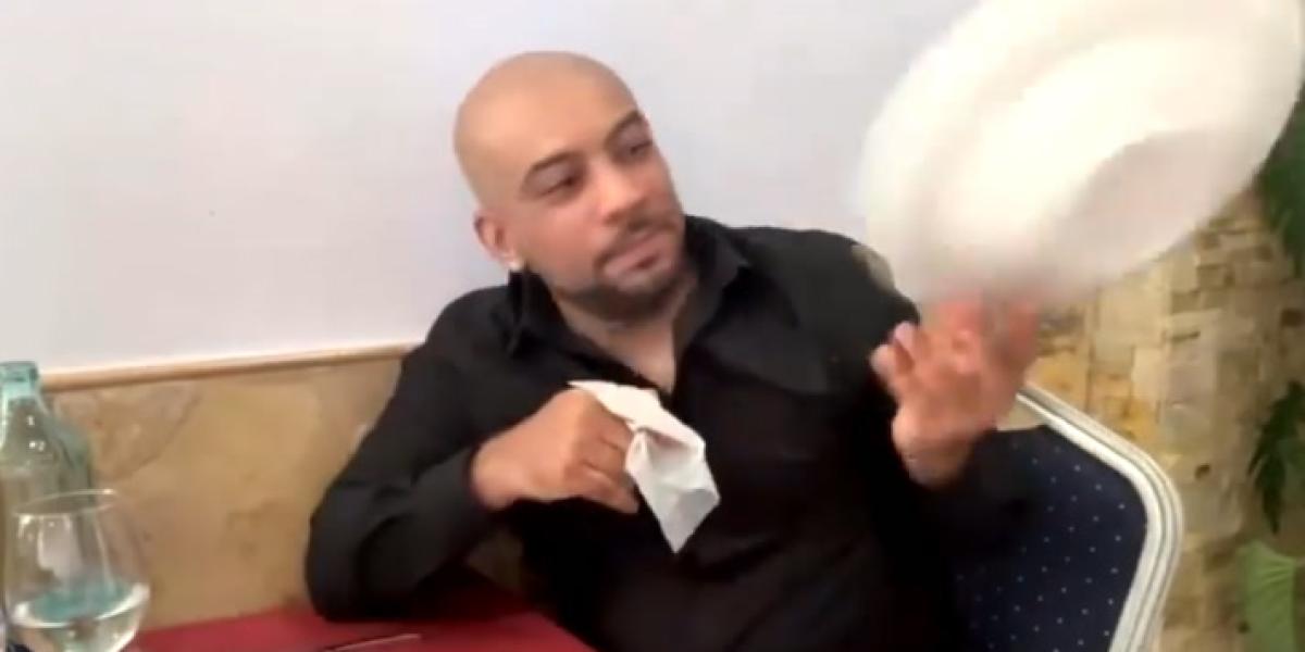 Borja Escalona vuelve a liarla: pide 7.000 euros a un restaurante tras hacer un sinpa y romper platos