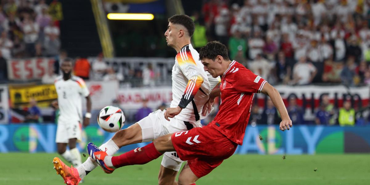 Alemania-Dinamarca, en imágenes