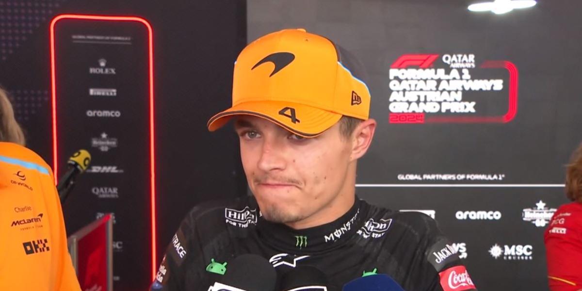 Así ha sido la rajada de Norris contra Verstappen tras su accidente en Austria y la reacción de Max