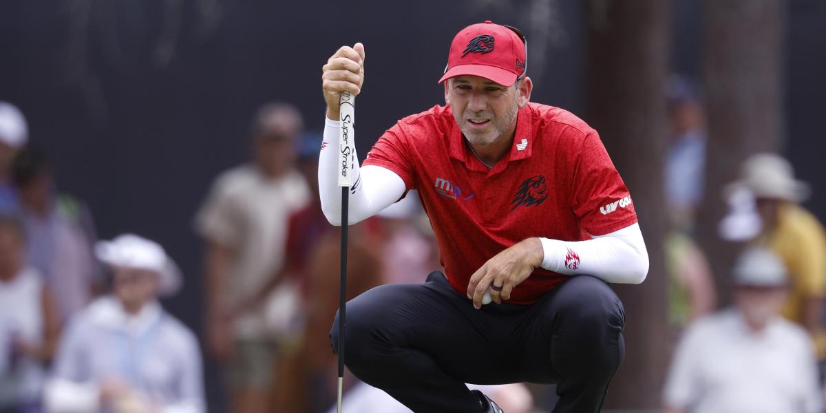 Sergio García, en su regreso a su campo favorito