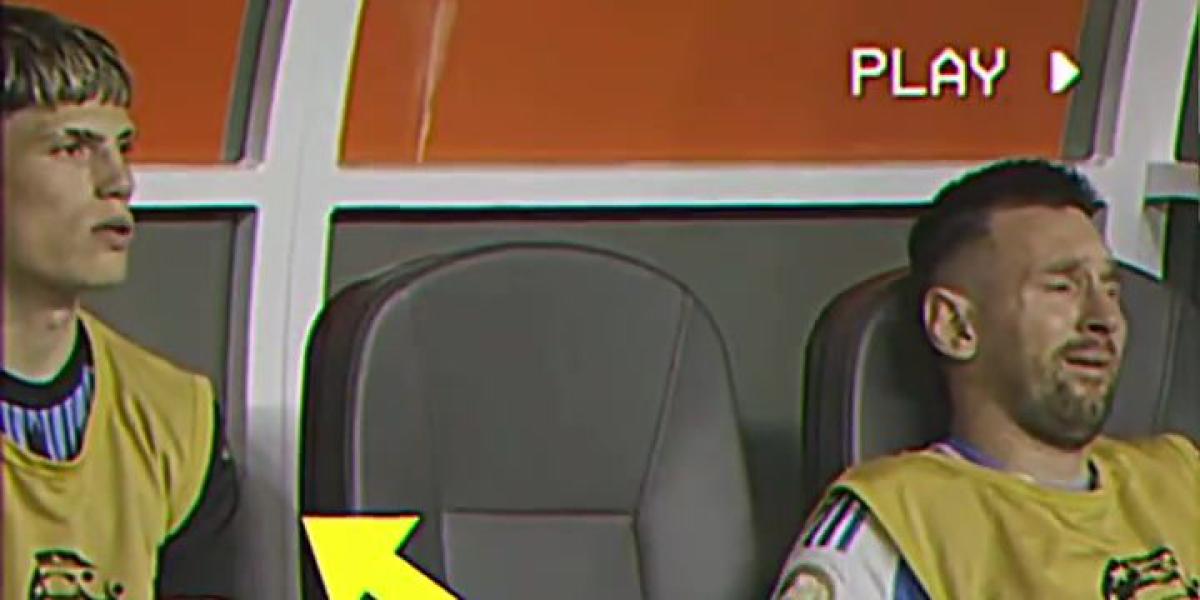 Publican un vídeo en el que acusan a Garnacho de ignorar a Messi en la final de la Copa América