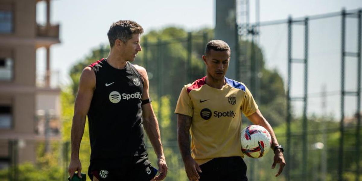 Lewandowski y Christensen ya trabajan con Flick