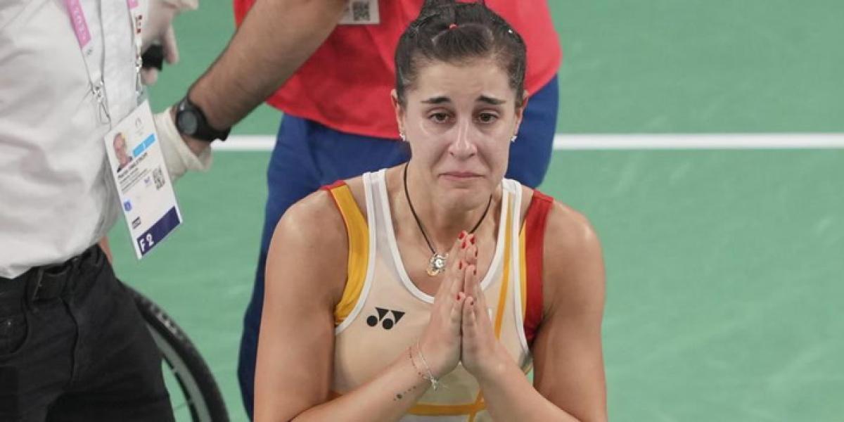 Intercambio de mensajes entre Carolina Marín y Saúl Craviotto tras el bronce en K4 500