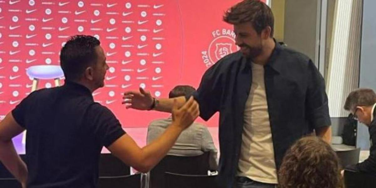 Los jugadores del Barça en la despedida de Sergi Roberto