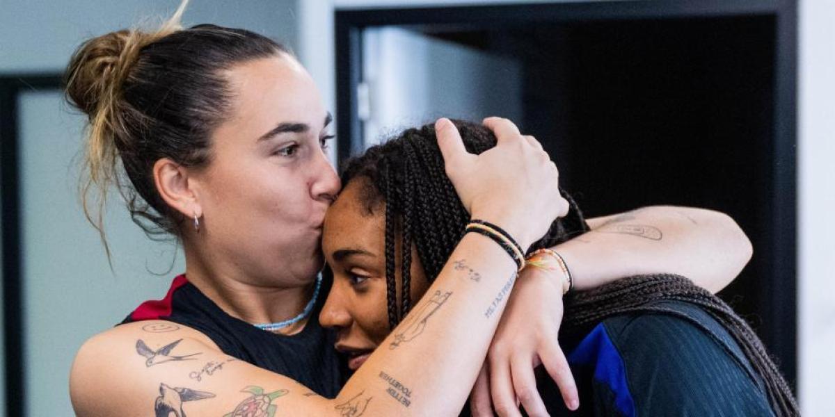 Las jugadoras olímpicas se incorporaron a las filas del Barça