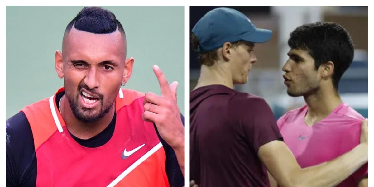 Kyrgios responde a Alcaraz tras sus palabras sobre el caso Sinner: Ahí lo tienes