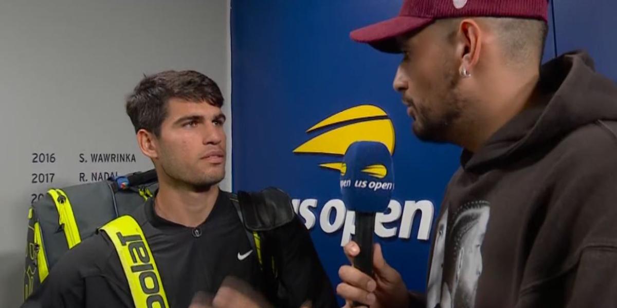 Alcaraz y Kyrgios se ven las caras tras la polémica del positivo de Sinner