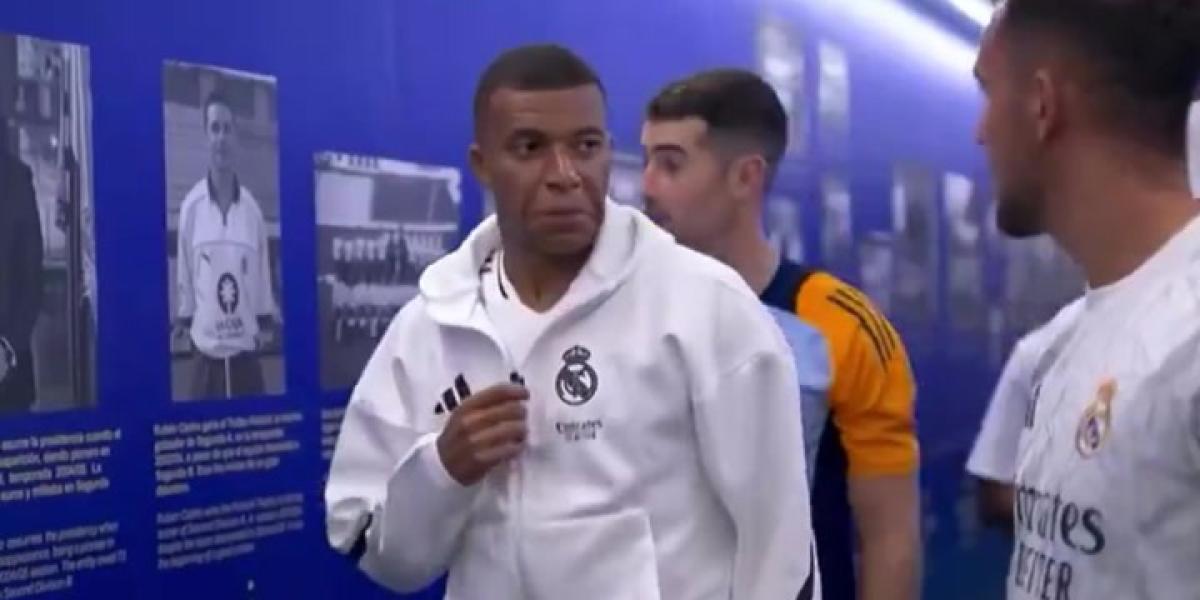 Mbappé conoce a Rubén Castro y esta es la cara que pone