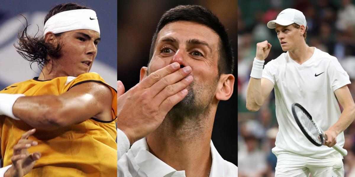 Ivan Lendl, Pete Sampras, Rafa Nadal, Novak Djokovic y ahora... Jannik Sinner