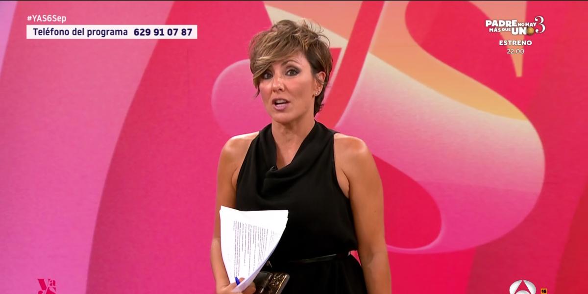 Las redes recuperan este polémico comentario de Sonsoles Onega sobre el Caso Sancho