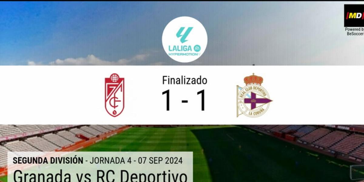 Resumen en datos del Granada-Deportivo