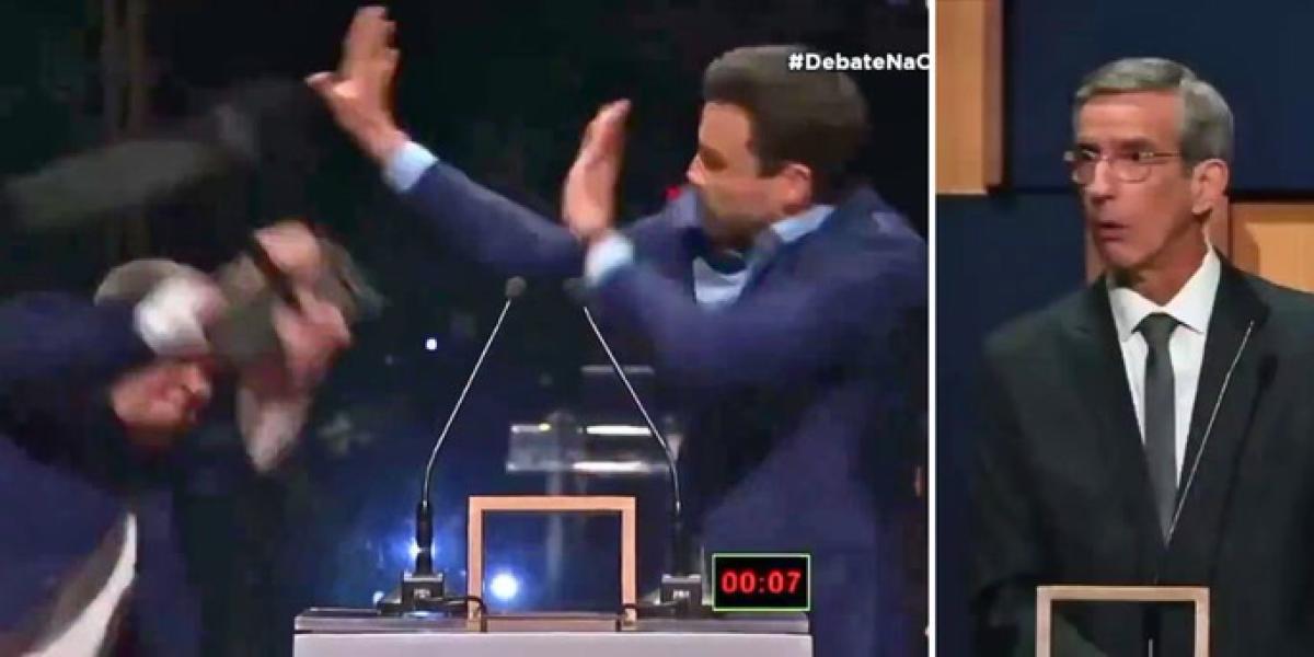 Escándalo en Brasil: Lanza una silla a su rival en pleno debate por la alcaldía de São Paulo