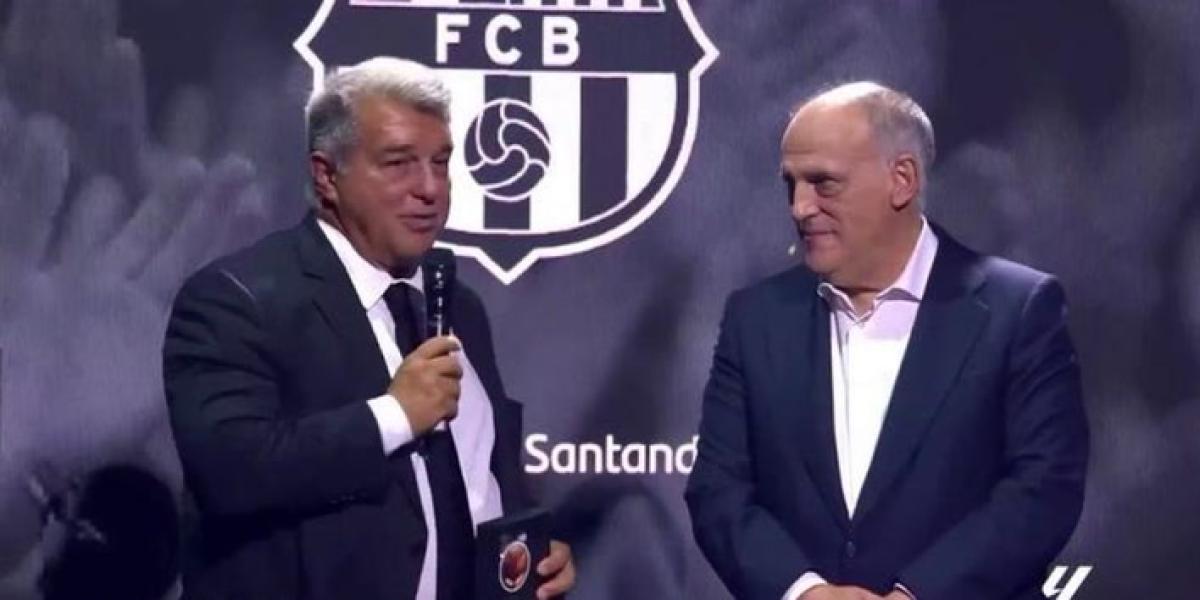Tebas explica con detalle la situación del fair play del Barça y su relación con Laporta