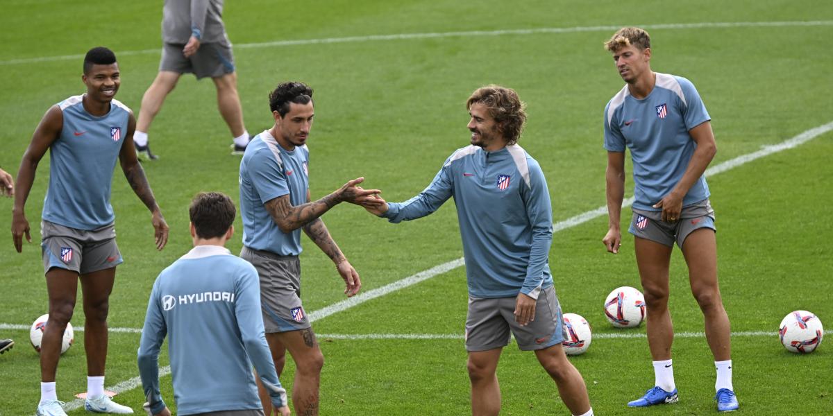 Así fue el entrenamiento previo a medirse al Rayo Vallecano