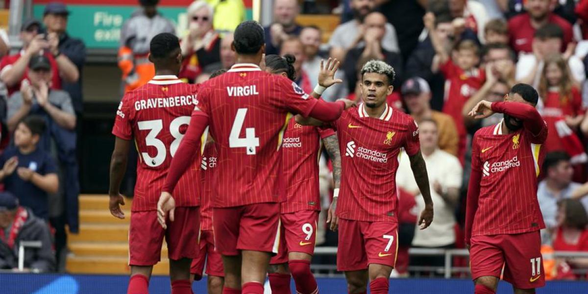 El Liverpool vuelve al rock and roll para golear al Bournemouth