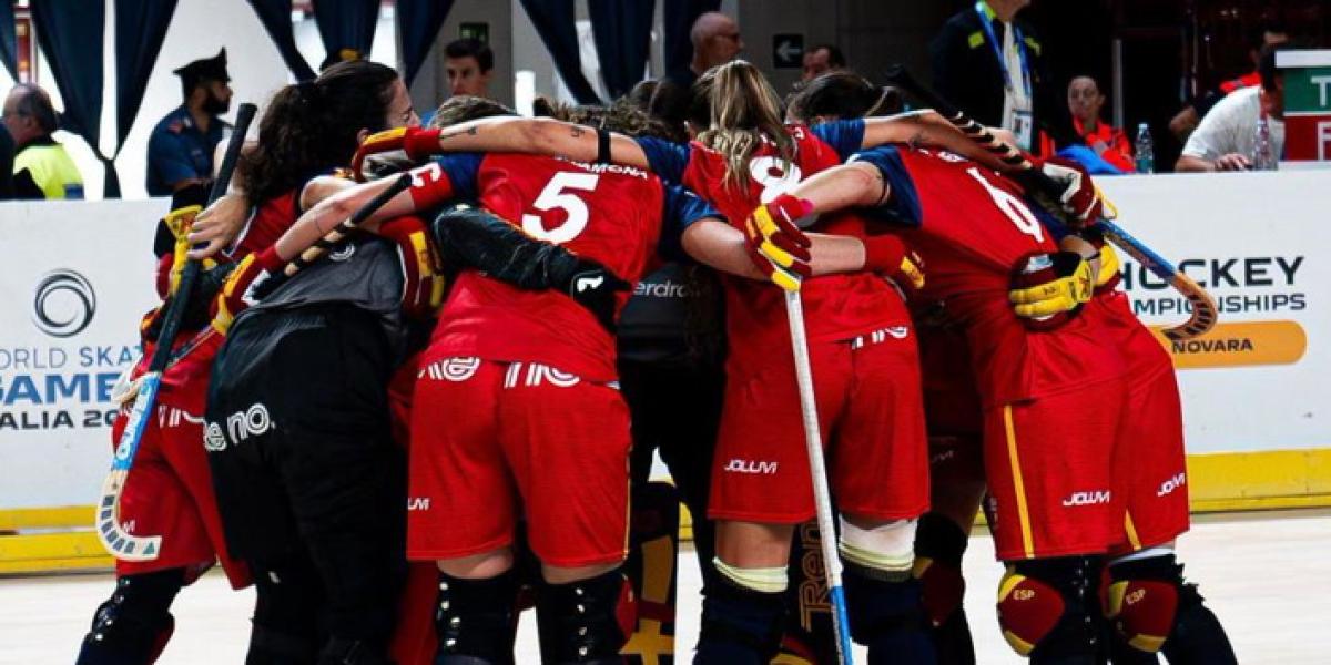 La selección española femenina logra su octavo oro mundial de hockey patines
