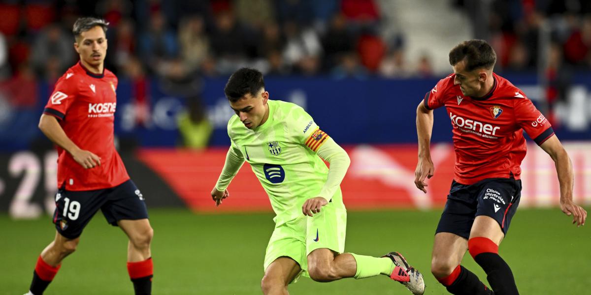 Pedri, capitán del Barça por primera vez en LaLiga