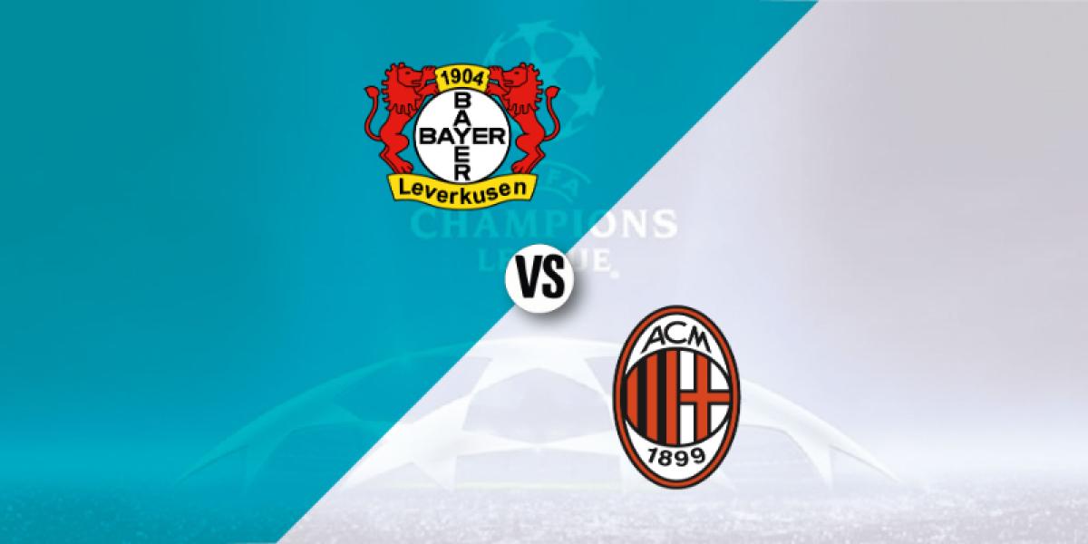 Las estadísticas del Bayer Leverkusen - Milan, en tiempo real