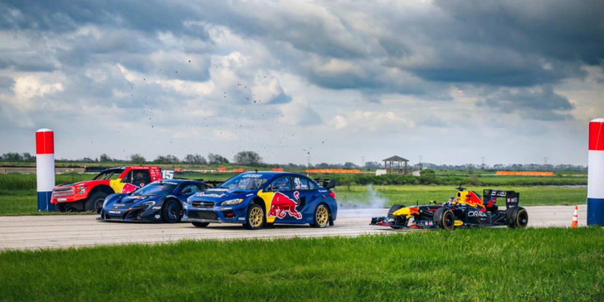 ¡Una carrera digna de los autos locos! F1 vs Rally vs Drift vs camión Pro4... ¿quién ganará?