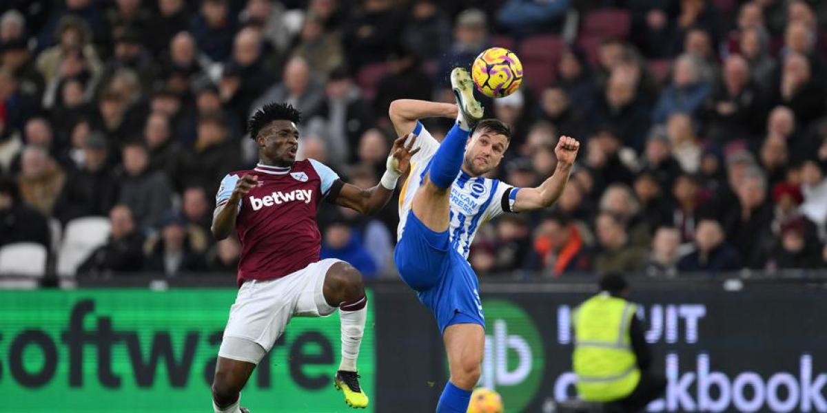 El West Ham de Lopetegui no logra pasar del empate ante el Brighton