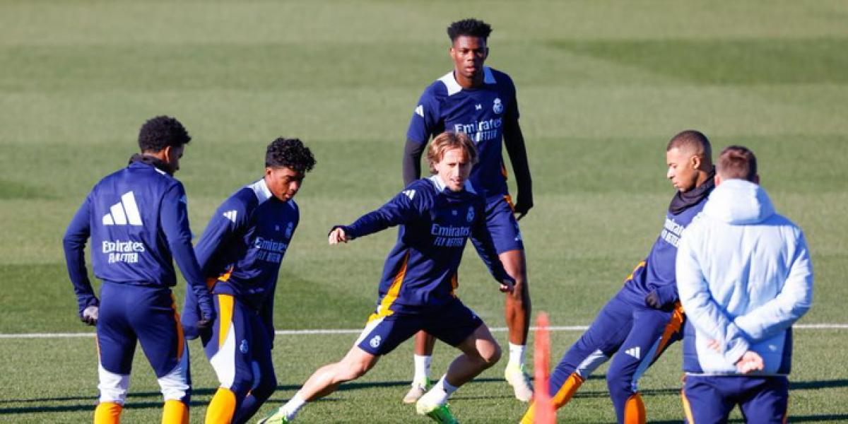 Vinicius, el gran ausente en el entrenamiento del Real Madrid