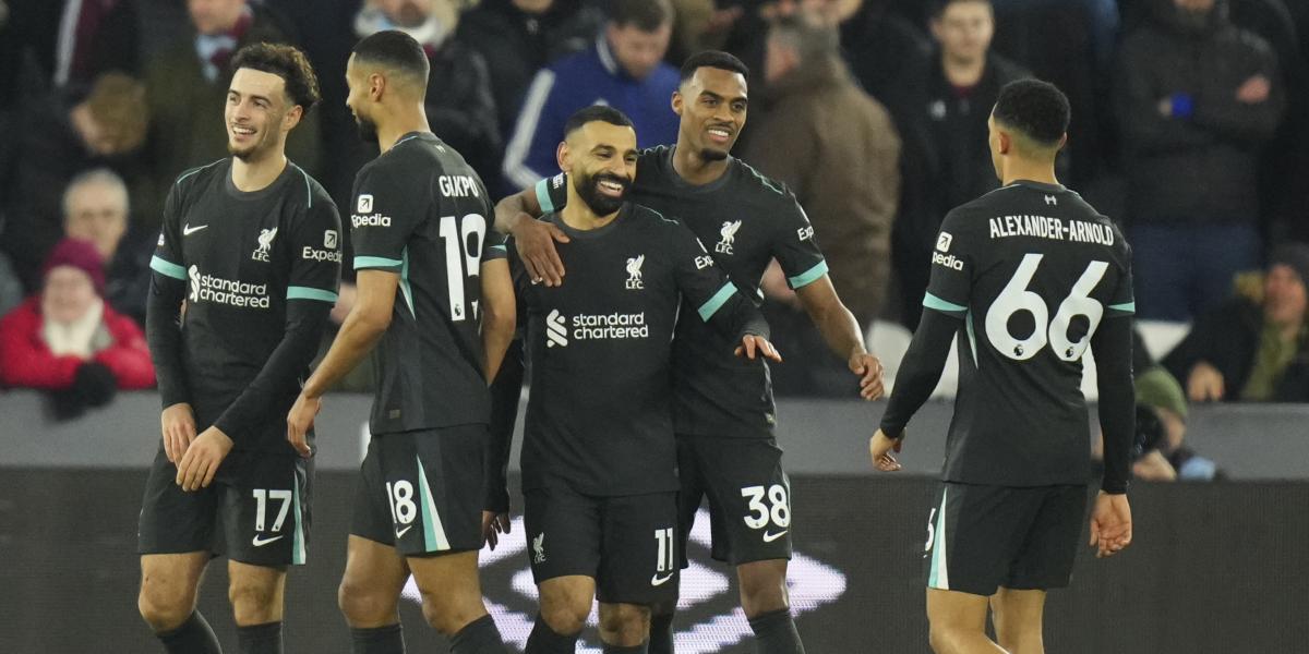 El Liverpool se exhibe con una manita ante Lopetegui para despedir el año