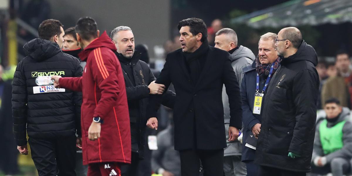 Un empate que no consuela ni a Milan ni a Roma y Paulo Fonseca, en la cuerda floja