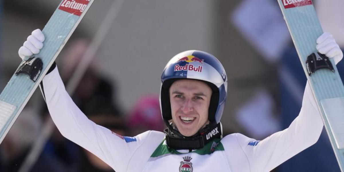 Daniel Tschofenig reina en los saltos de Garmisch de Año Nuevo y es líder del Cuatro Trampolines