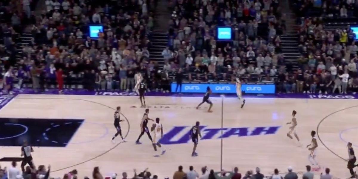 Imitando a su ídolo Messi: ¡Vaya triple ganador de media pista de Trae Young!