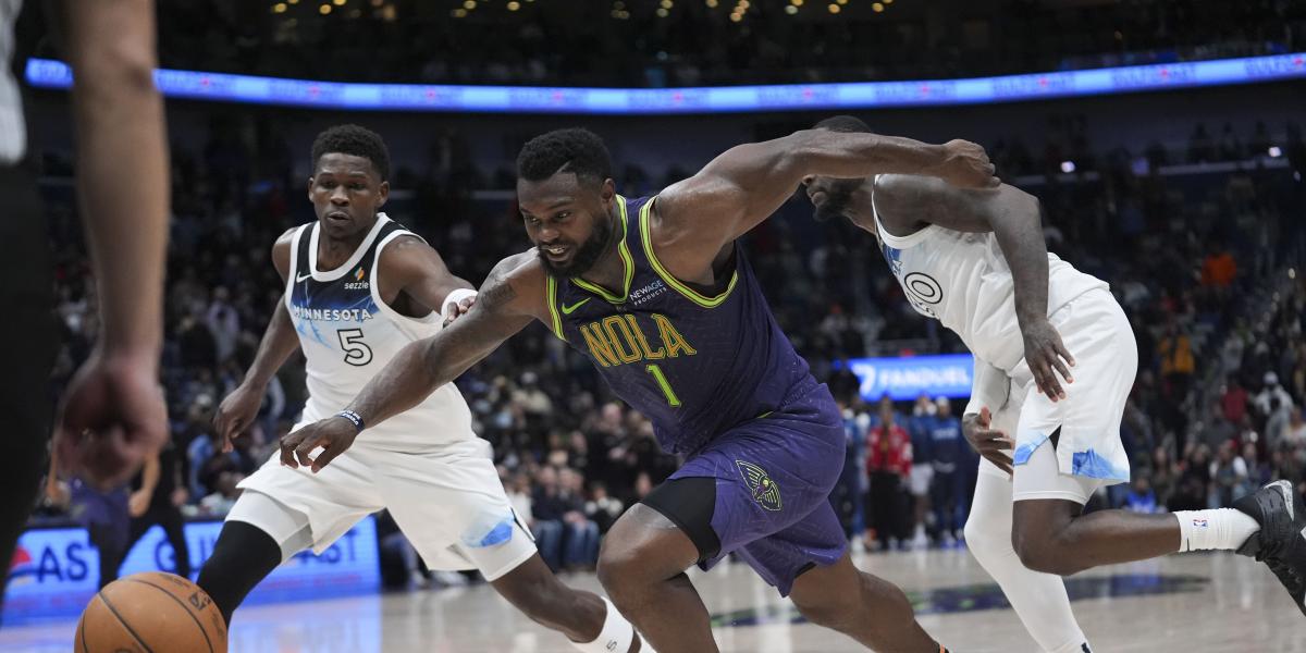 Timberwolves arruina el regreso de Zion Williamson y Warriors pierde un duelo a triple limpio
