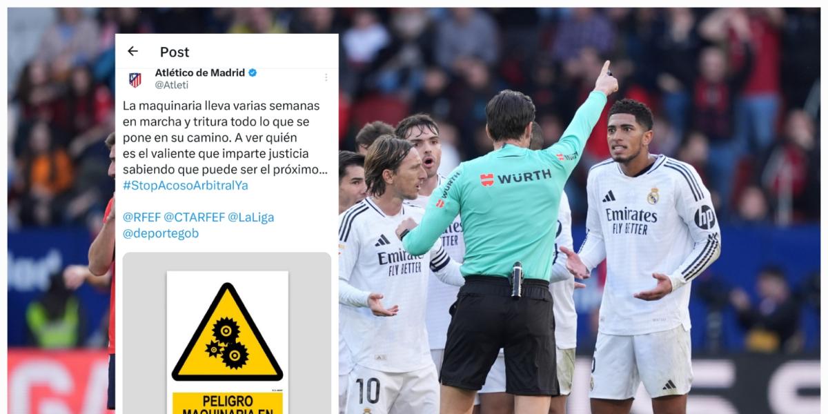 El Atlético pide el fin del acoso arbitral: A ver quién es el valiente que imparte justicia
