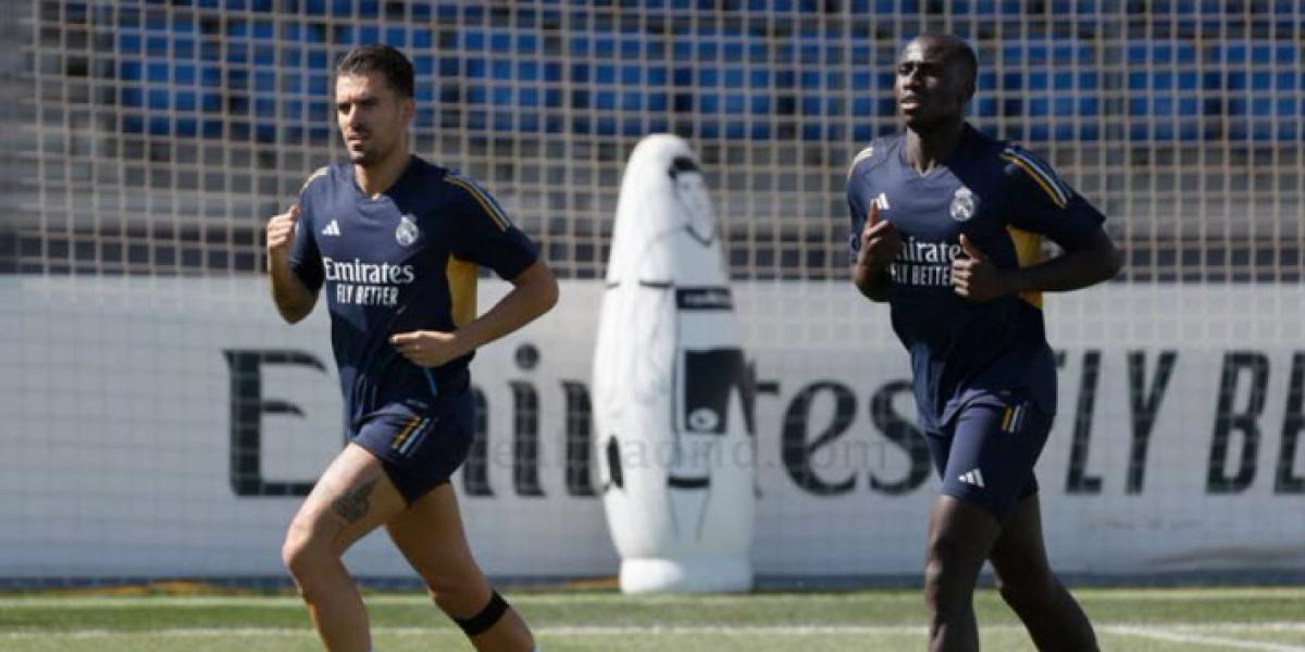 Ceballos dio el susto en el entrenamiento