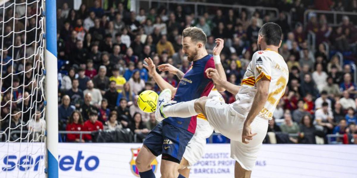 Goleada histórica del Barça en el derbi ante Industrias