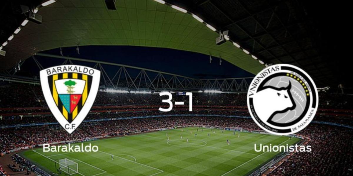 El Barakaldo se impone por 3-1 al Unionistas