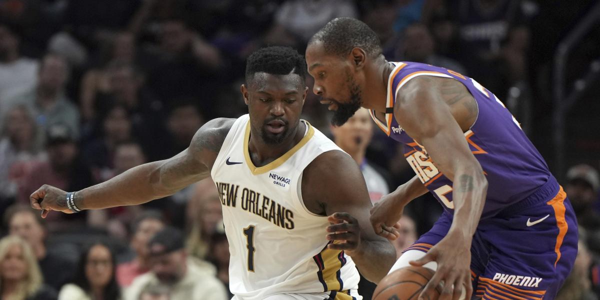 Los Suns siguen en caída libre en la noche de Zion Williamson