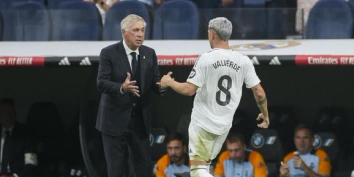 Ancelotti confirma la baja de Valverde y que estará ante el Atlético