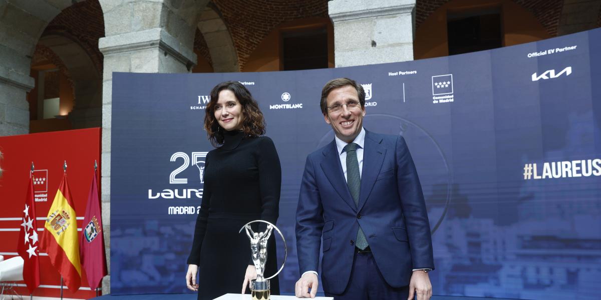 Ayuso y Almeida celebran con orgullo que Madrid acoja los Laureus por segunda vez