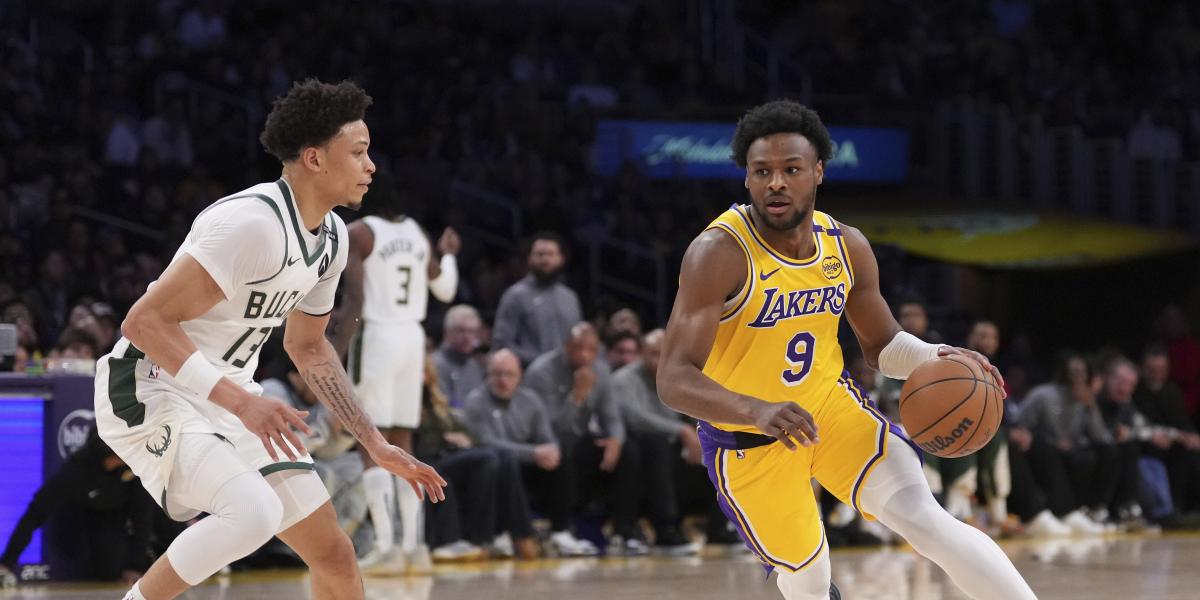 Bronny James se disfraza de Doncic… pero Antetokounmpo destruye a los Lakers