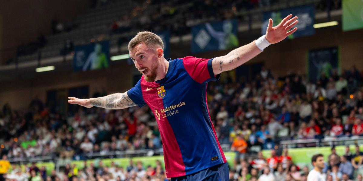 Horario, canal y dónde ver por TV el Barça - Tudelano Ribera Navarra de la Primera División de fútbol sala