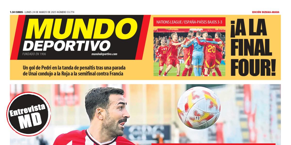 Portada de MD Bizkaia-Araba de hoy lunes