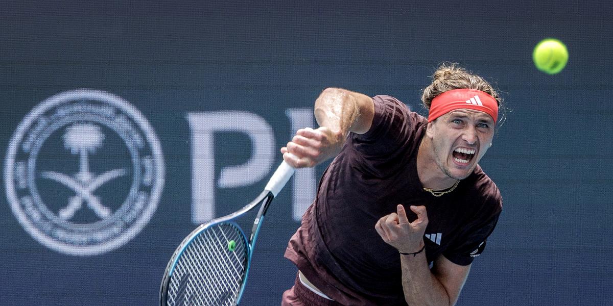 Zverev avanza en Miami y Fonseca se despide