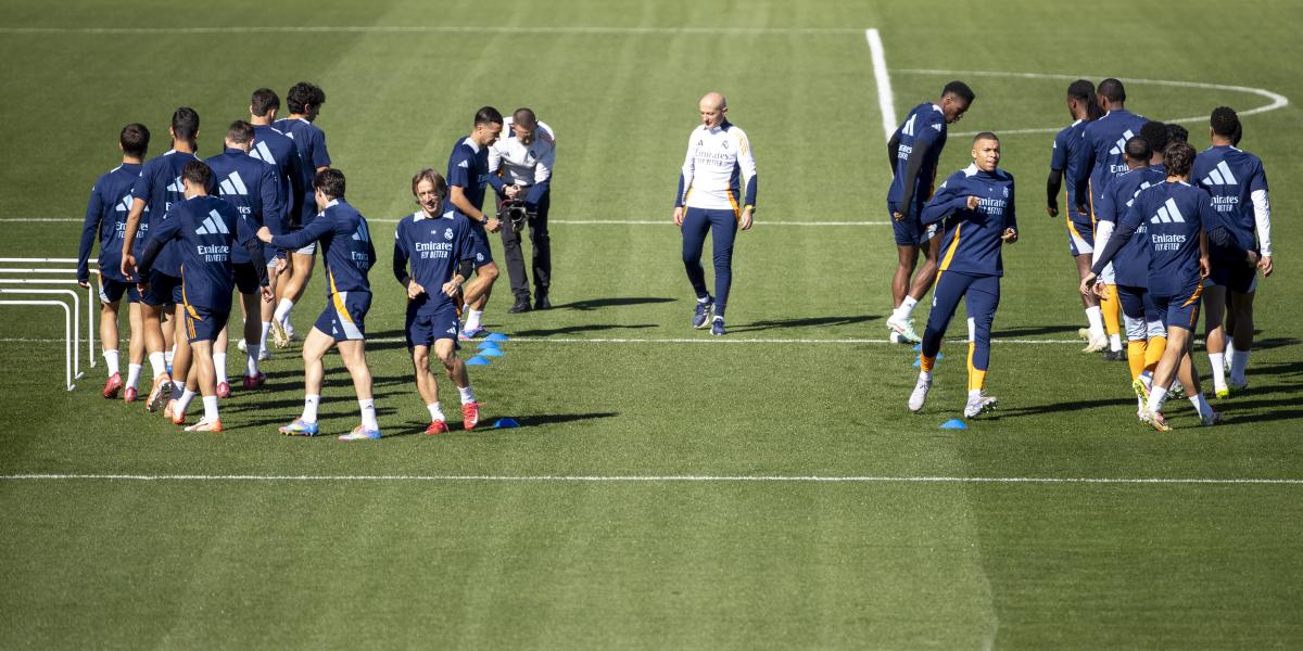 Nueva sesión de trabajo en Valdebebas con la confirmación de Ceballos