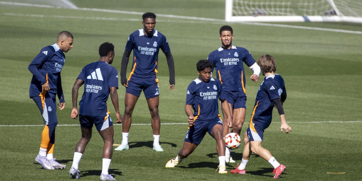 El Madrid se ejercita en Valdebebas con una buena noticia