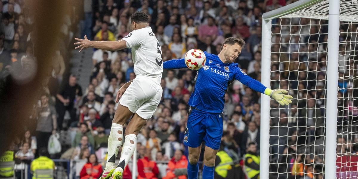 Remiro, tajante sobre su posible infracción ante Bellingham: No es penalti nunca