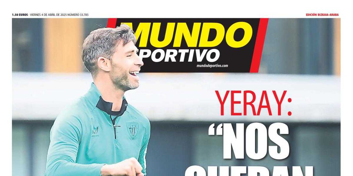 Portada de hoy de la Edición Bizkaia-Araba de Mundo Deportivo