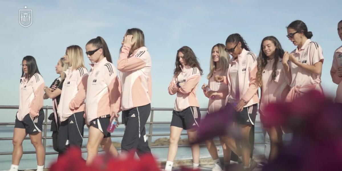 La selección española se relaja por Vigo