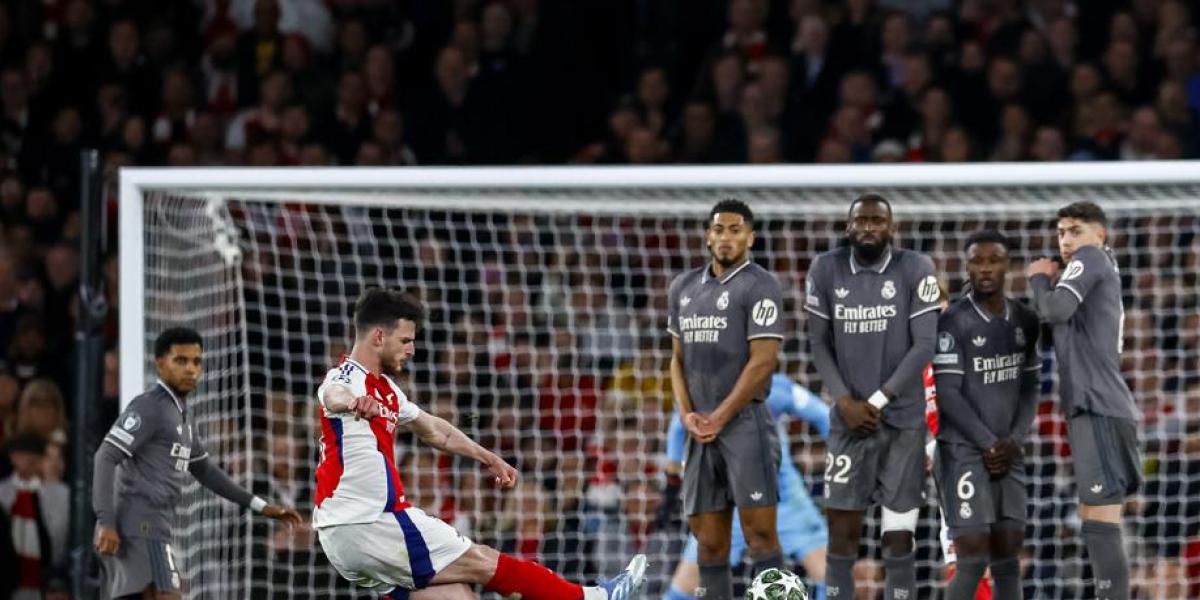 Nicolas Jover, asistente de Arteta, recomendó a Rice que chutase por fuera de la barrera