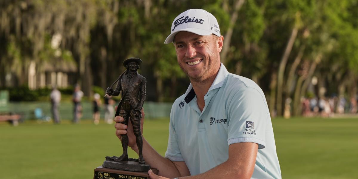 Justin Thomas gana el RBC Heritage en el desempate y pone fin a su sequía